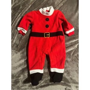 4/$20 ✨ Santa Fleece Sleeper (3-6M)